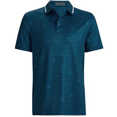 G/FORE Script Stripe Tech Golf Polo Shirt